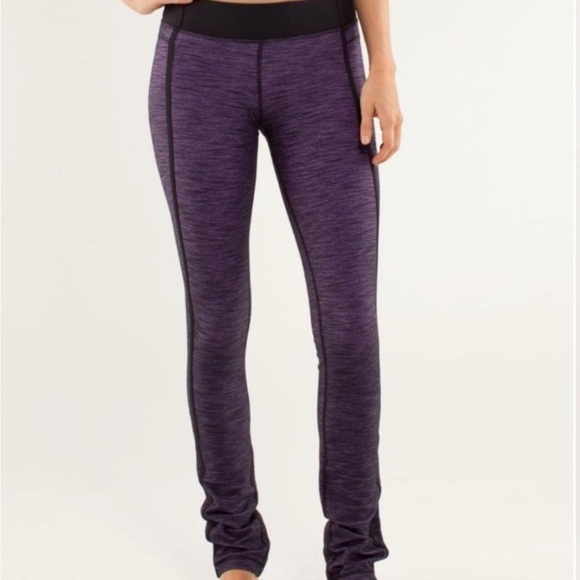 Lululemon Athletica Purple Performance Leggings - Picture 1 of 5
